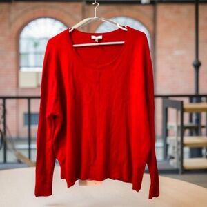 Cashmere Red Sweater Wool sweater Joie 30%Cashmere 70..%Wool Medium to Large